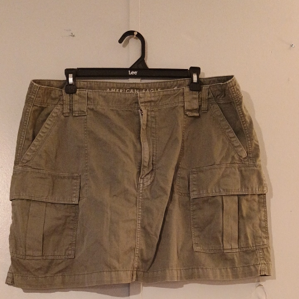 American Eagle Olive Green Skirt